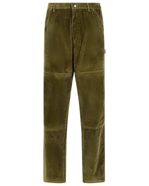 Moncler Green Cotton Pants for men