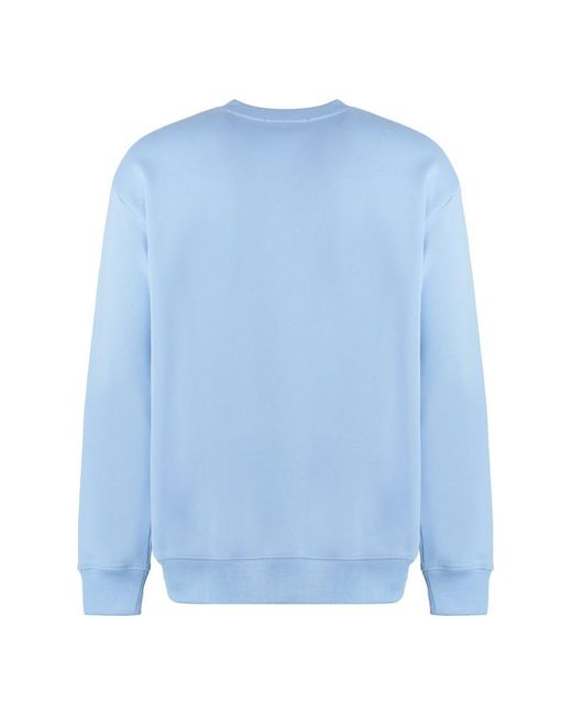 Sporty & Rich Blue Lacoste X - Cotton Sweatshirt for men