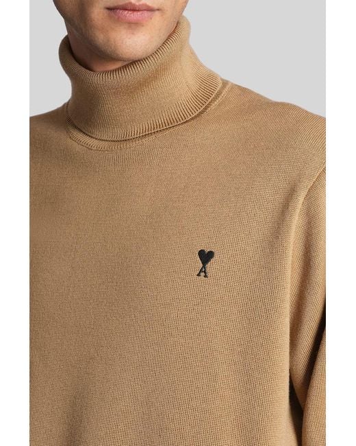 AMI Brown Knitwear for men