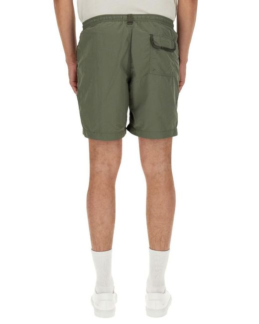 Parajumpers Green Bermuda Shorts "Mitch" for men