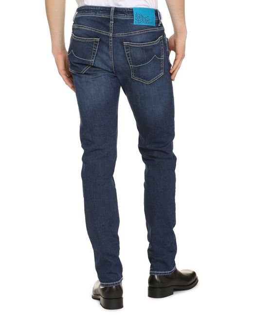 Jacob Cohen Blue Bard Jeans for men