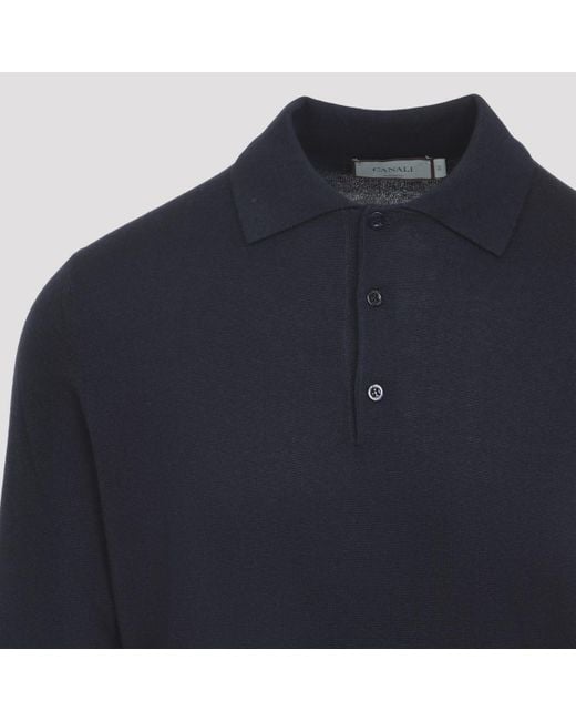 Canali Blue Polo for men