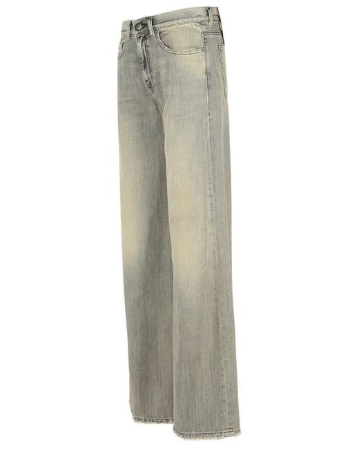 DIESEL Gray '1978 Akemi' Cotton Blend Jeans