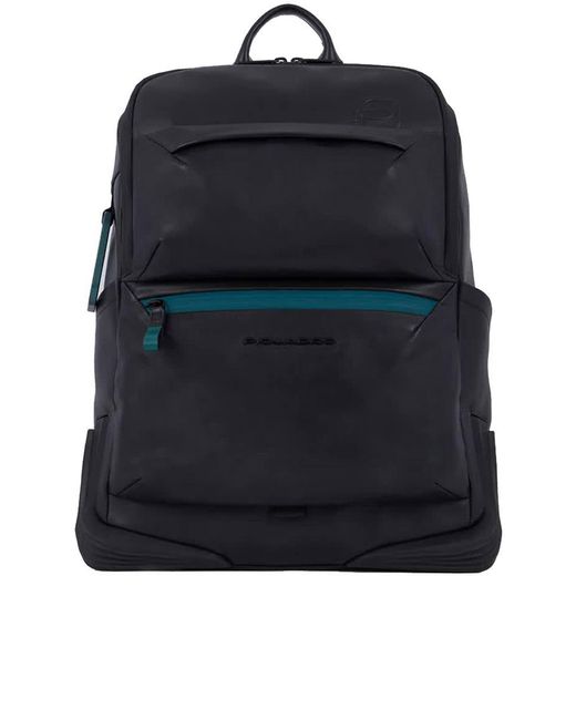 Piquadro Black Backpack For Computer And Ipad Pro 12.9" Bags
