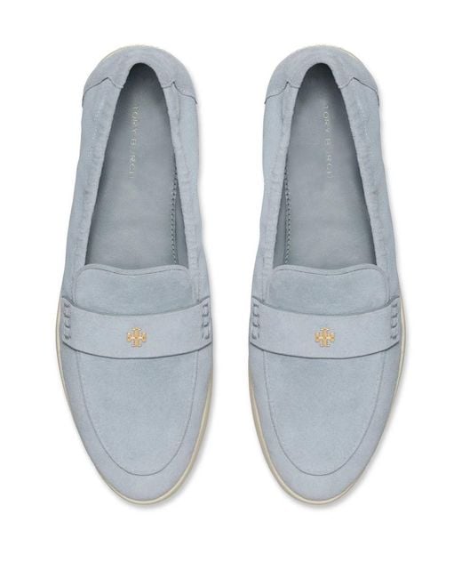 Tory Burch Blue Flat Shoes