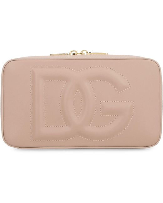 Dolce & Gabbana Pink Dg Logo Camera Bag