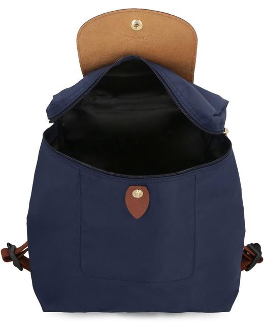 Longchamp Blue Le Pliage Original Nylon Backpack