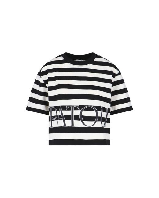 Patou Black Crop T-shirt