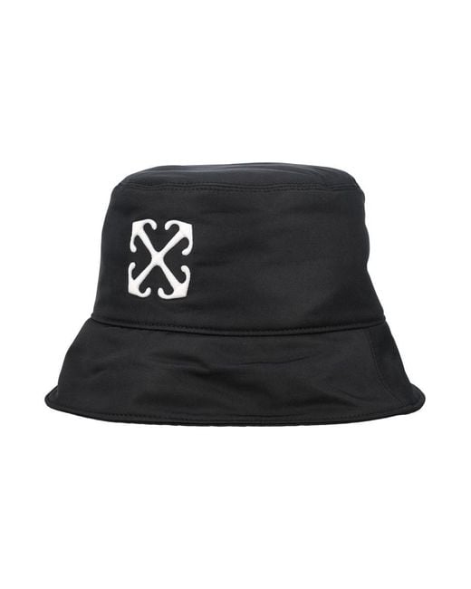 Off-White c/o Virgil Abloh Black Off- Arrow Bucket Hat for men