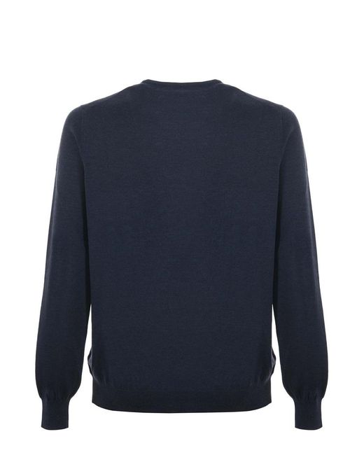 Tagliatore Blue Sweaters for men