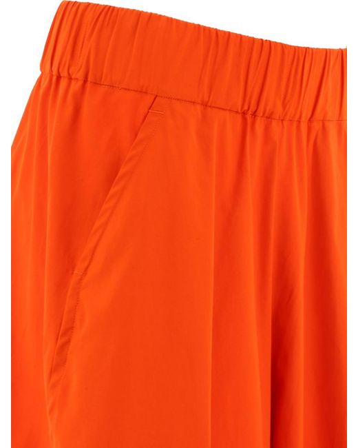Aspesi Orange Wide Trousers
