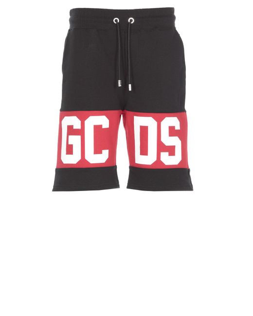 Gcds Cotton Shorts Black for Men - Save 24% | Lyst