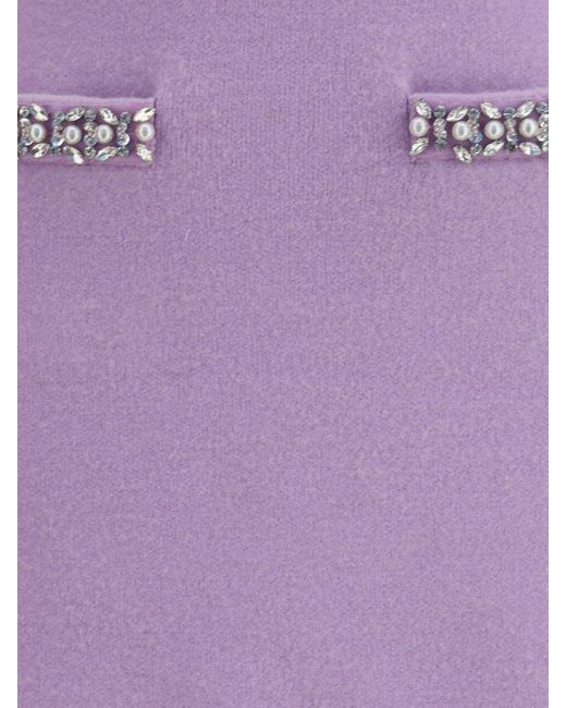 Self-Portrait Purple Skirts