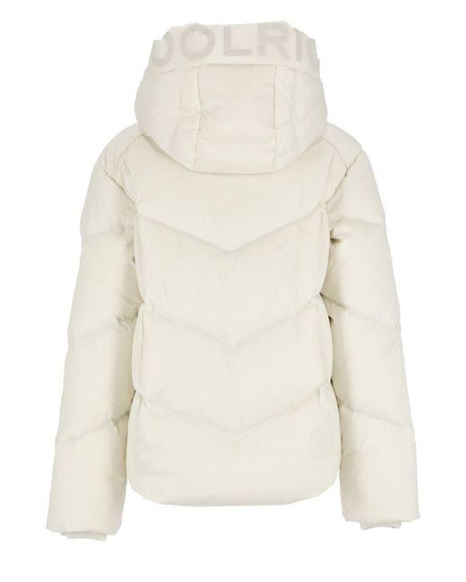 Woolrich White Coats Ivory