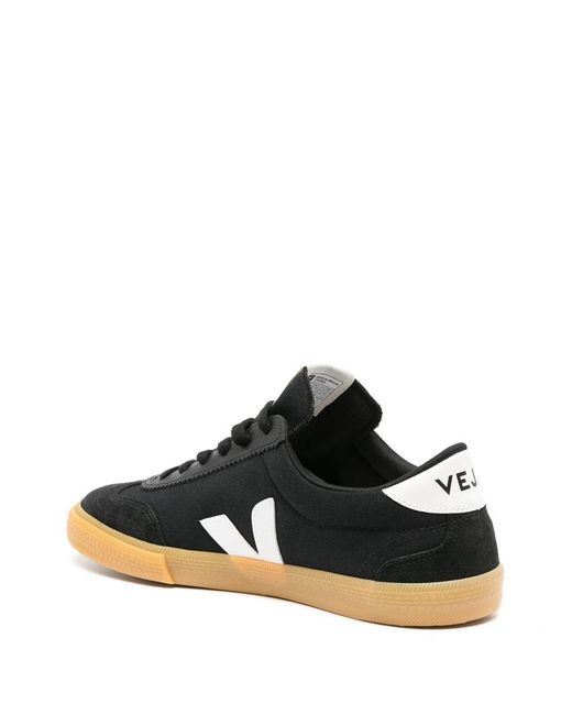 Veja Black 'volley Canvas' Sports Shoes,