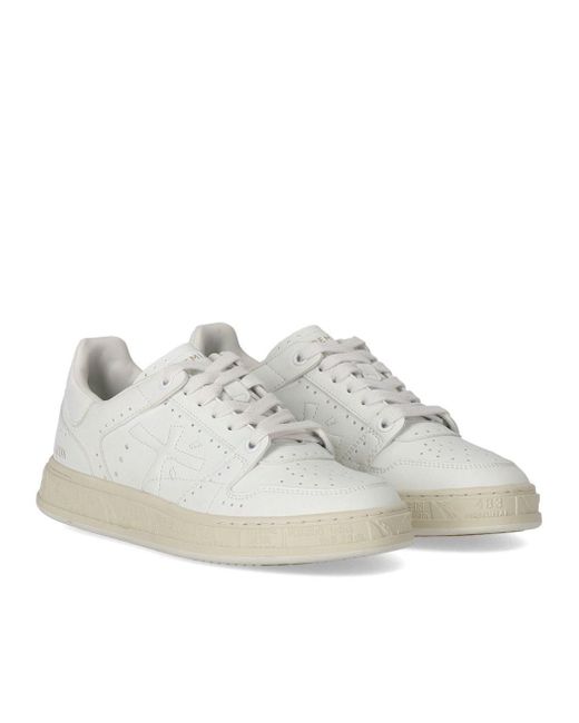 Premiata White Quinnd 7424 Sneaker