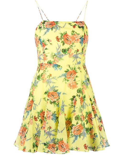 alice and olivia neon yellow dress Guner Yang n