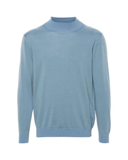 Tagliatore Blue Sweaters for men
