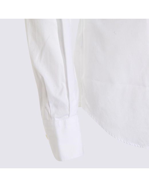 Glanshirt White Cotton Shirt for men