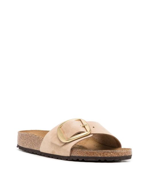Birkenstock Natural Powder 'Madrid' Slide With One Strap