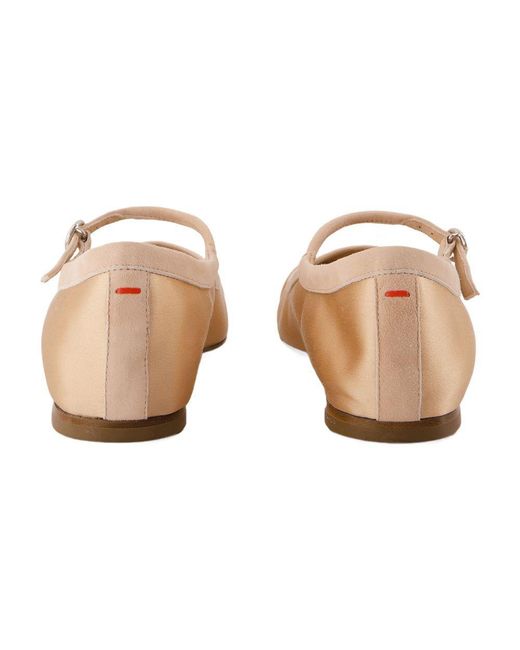 Aeyde Natural Uma Cap Ballerinas