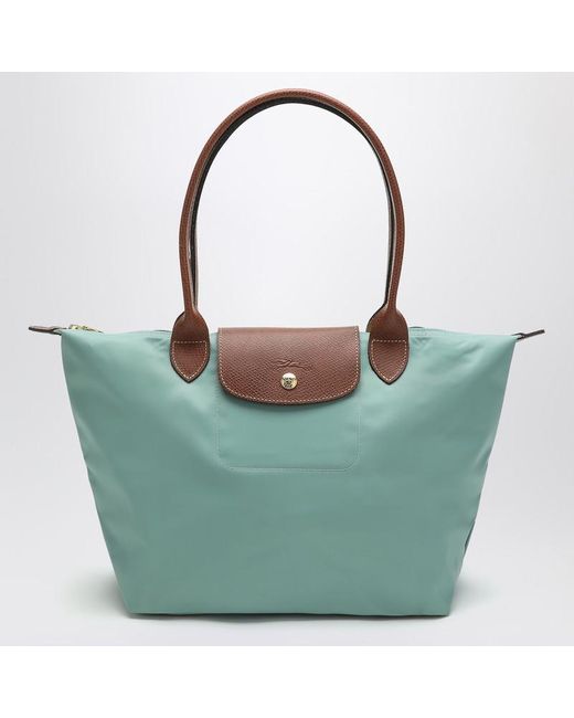 Longchamp Green Celadon Coloured Le Pliage Original M Bag