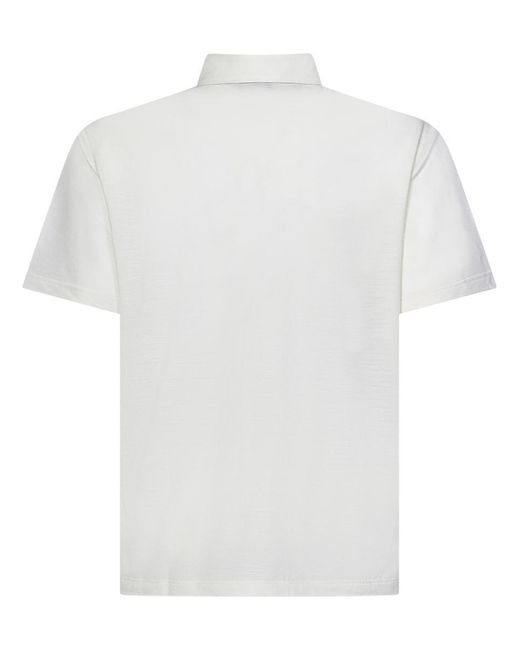 Brioni White Polo Shirt for men