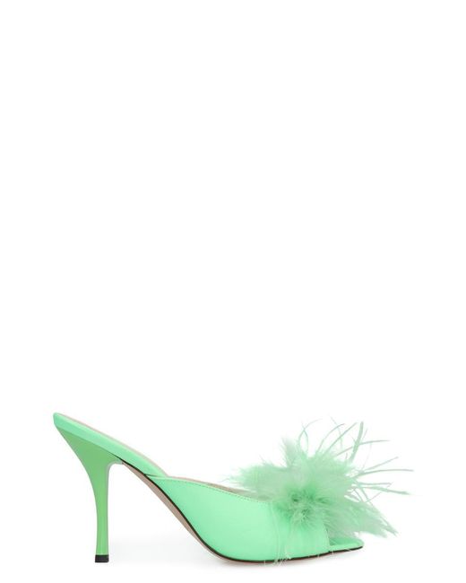 Pinko Green Sandals