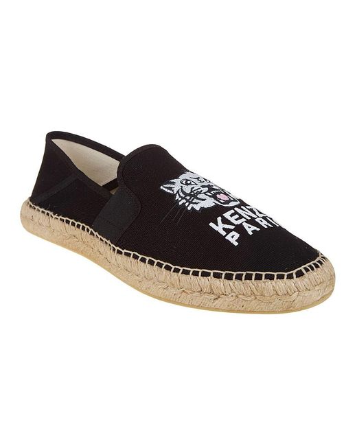 KENZO Black Espadrilles for men