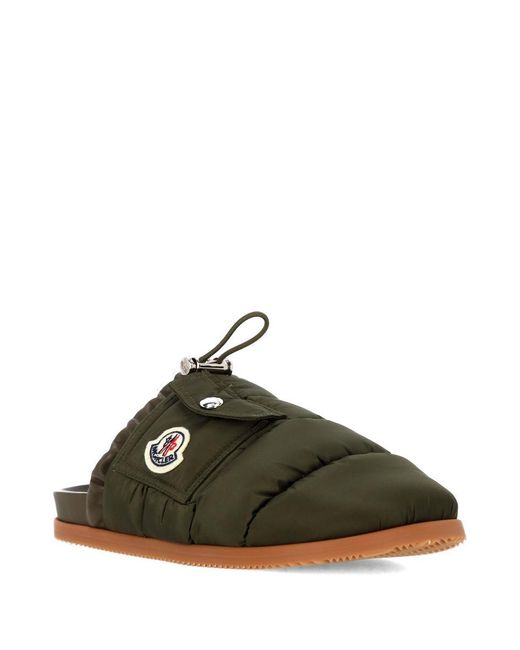 Moncler Green Flat Shoes