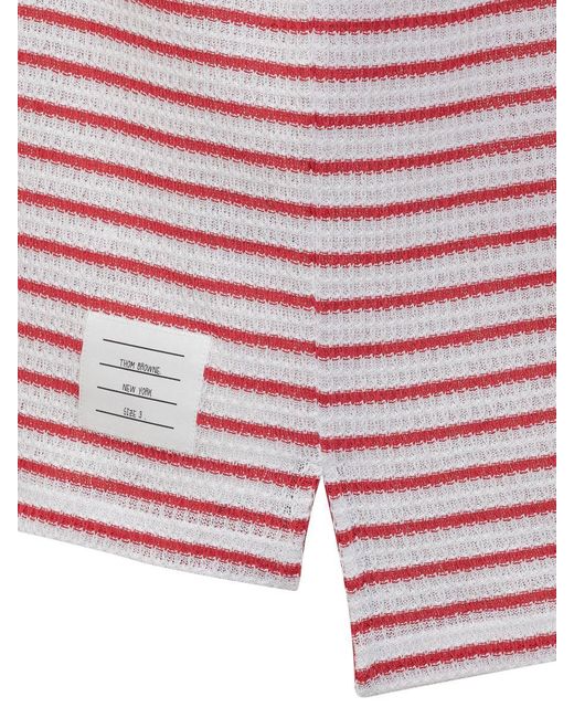 Thom Browne Red Polo for men