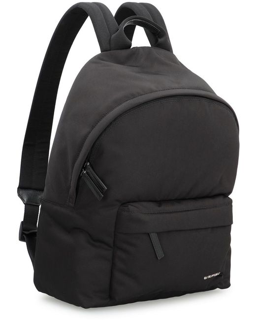 Givenchy Black Logo Detail Nylon Backpack for men