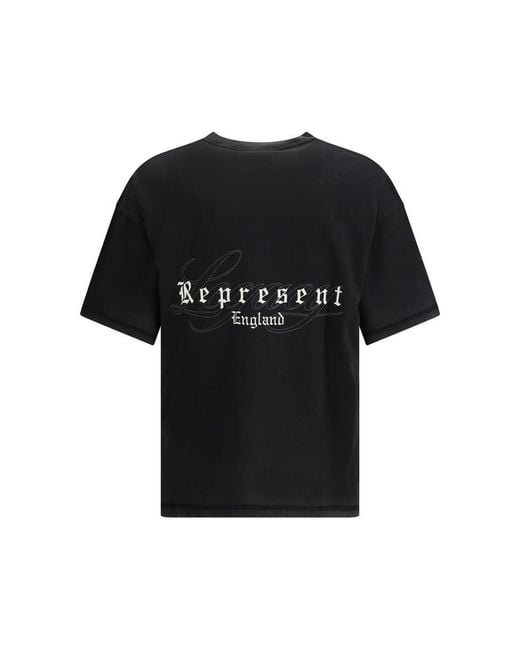 Represent Black T-shirts for men