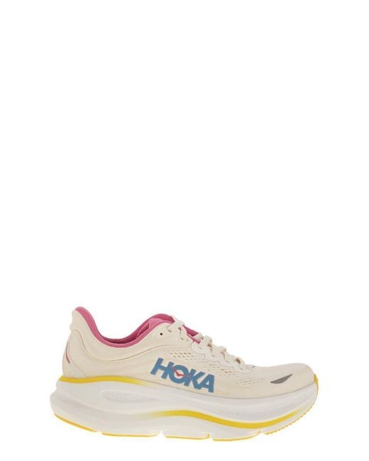 Hoka One One White Bondi 9