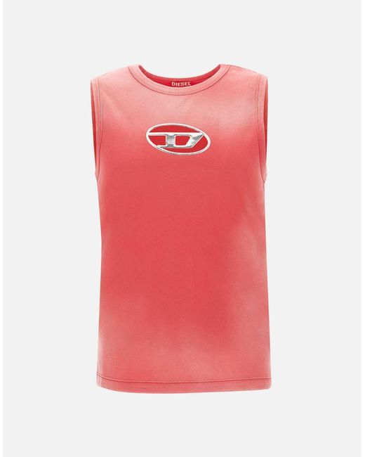 DIESEL Pink T-Shirts And Polos for men