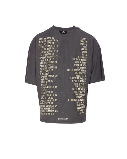 Represent Gray T-Shirts And Polos for men