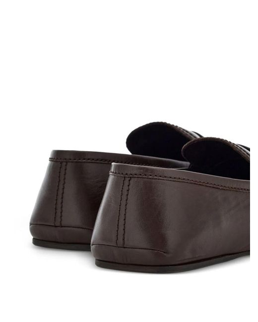 Ferragamo Brown Flat Shoes for men