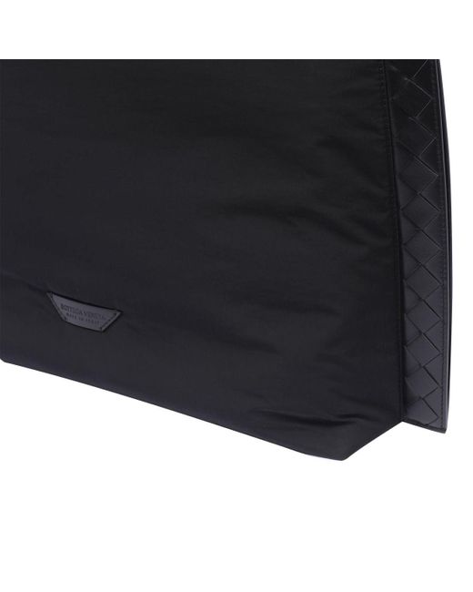 Bottega Veneta Black Fabric Shoulder Bag for men