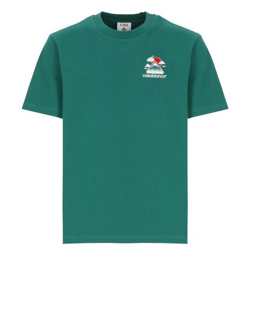 Casablanca Green T-shirts And Polos for men