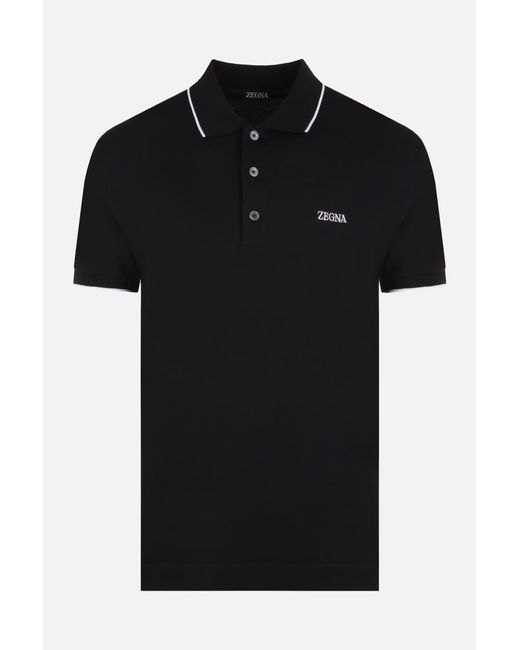 Zegna Black T-Shirts And Polos for men