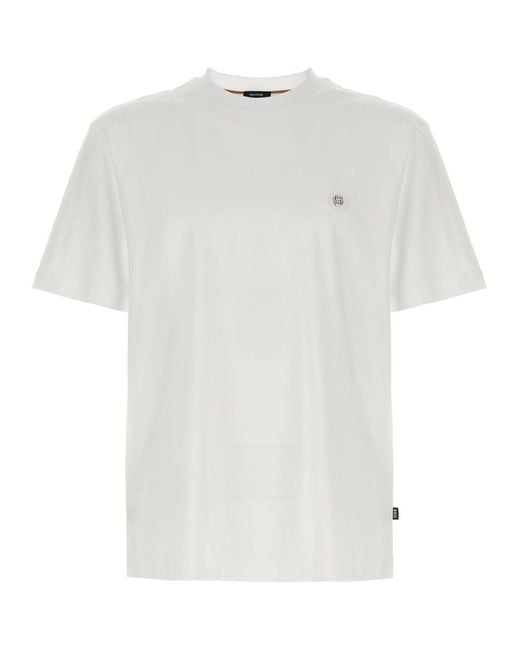 Boss White 'Taut 01' T-Shirt for men