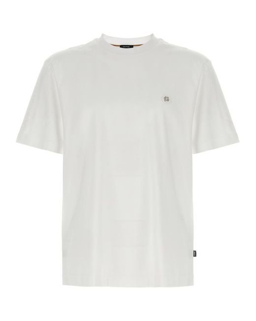 Boss White 'Taut 01' T-Shirt for men