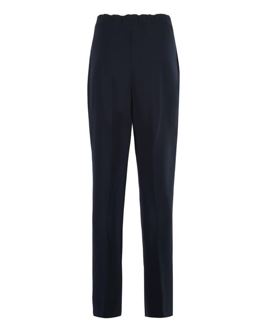Clips High-rise Trousers in Blue | Lyst UK