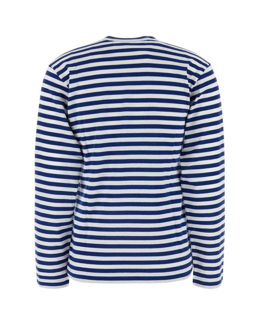 COMME DES GARÇONS PLAY Blue T-Shirt for men