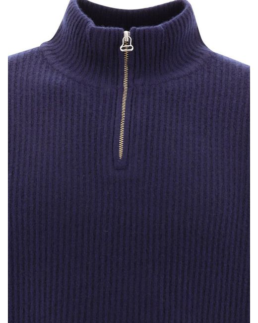 A.P.C. Blue "alex" Sweater for men