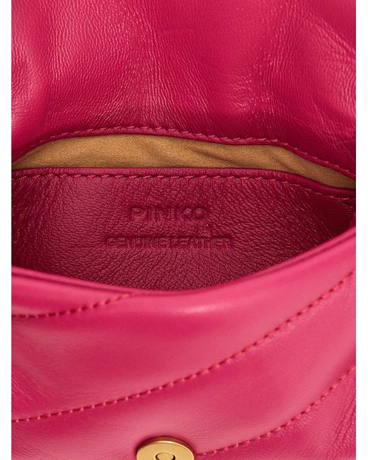 Pinko Pink 'Love Micro Puff' Crossbody Bag