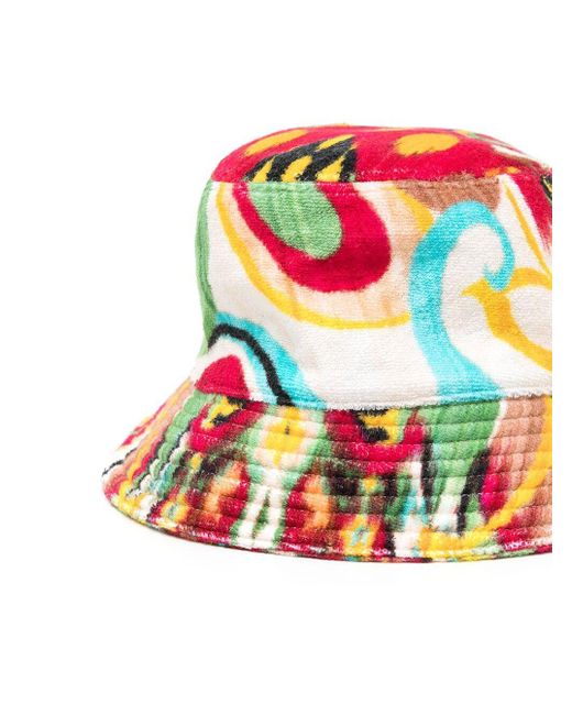 Etro Cotton Sponge Bucket Hat Womens Accessories Hats 