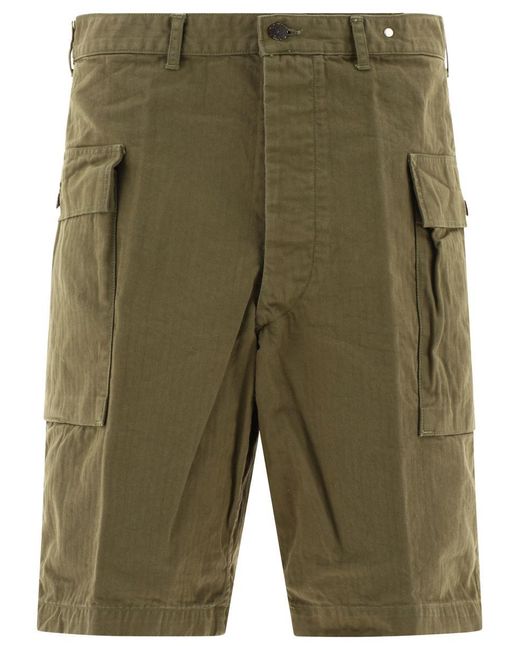 Orslow Green "Us 2 Pockets Cargo" Shorts for men