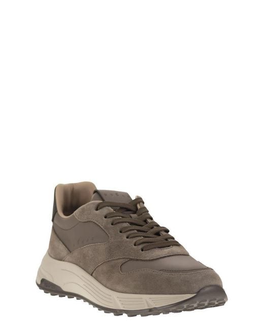 Hogan Brown Hyperlight Trainers for men