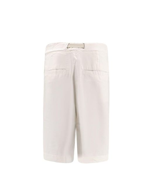 White Sand White Bermuda Shorts for men